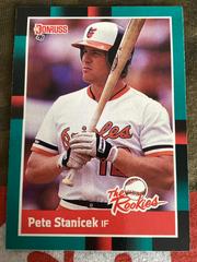 Pete Stanicek Baseball Cards 1988 Donruss Rookies Prices