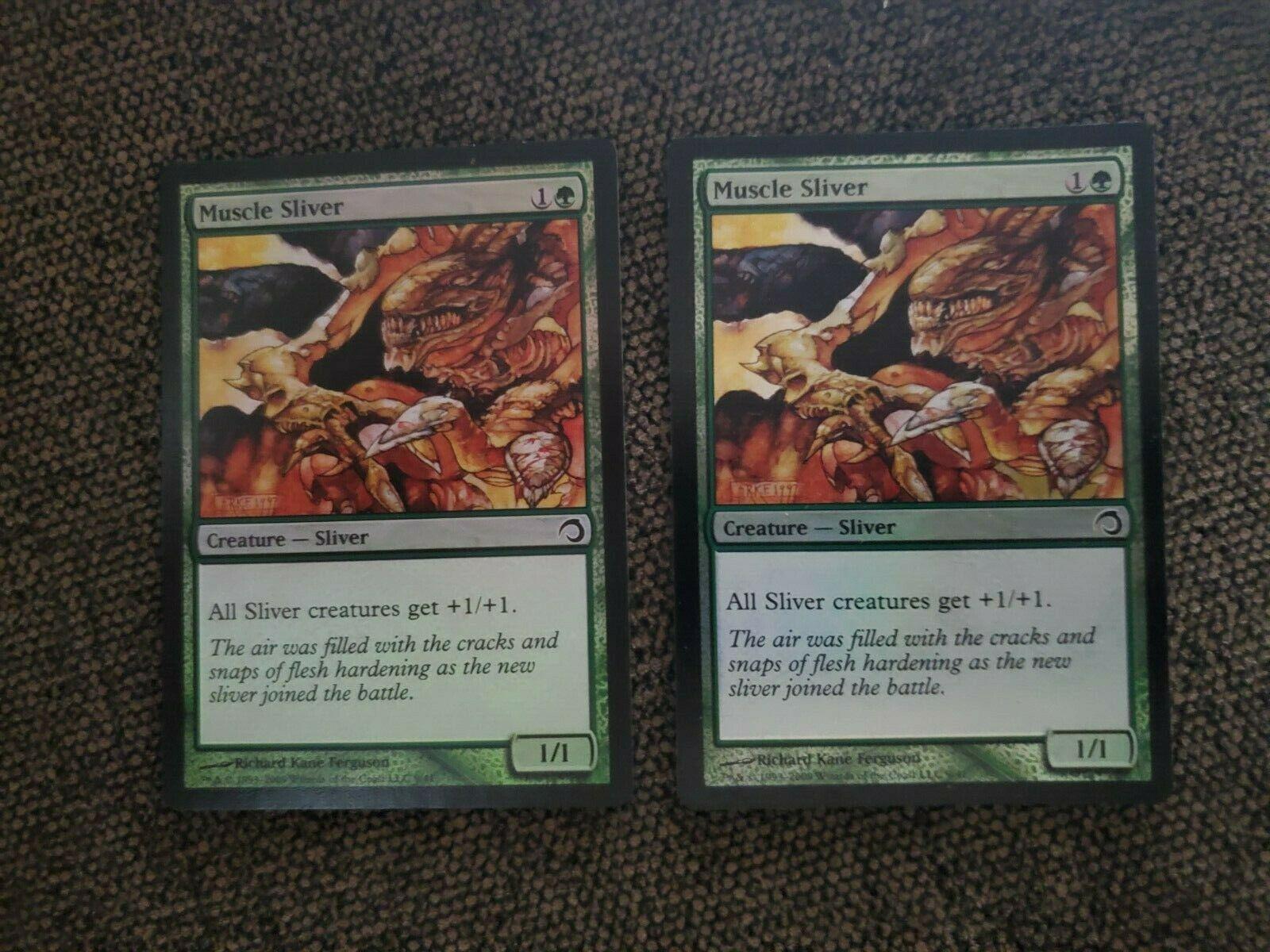 Muscle Sliver Prices Magic Premium Deck Series Slivers Magic Cards
