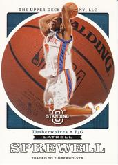 Latrell Sprewell Basketball Cards 2003 Upper Deck Standing O Prices