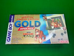 Main Box Of Package | Gameboy Pocket Gold [Donkey Kong Land Bundle] PAL GameBoy
