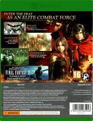 Cover (Back) | Final Fantasy Type-0 HD PAL Xbox One