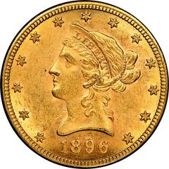 1896 [PROOF] Coins Liberty Head Gold Double Eagle Prices