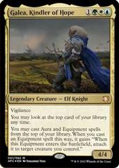 Galea, Kindler of Hope [Foil] Magic Adventures in the Forgotten Realms Commander Prices
