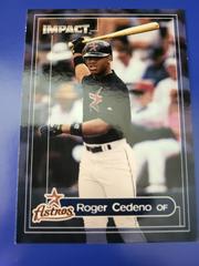 Roger Cedeno #178 Baseball Cards 2000 Fleer Impact Prices