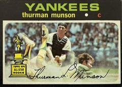 Thurman Munson #5 Baseball Cards 1971 Topps Prices