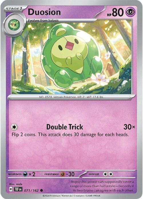 Duosion #71 Prices | Pokemon Temporal Forces | Pokemon Cards