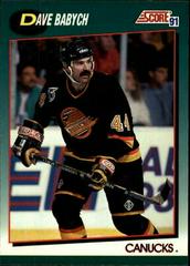 Dave Babych Hockey Cards 1991 Score Rookie Traded Prices