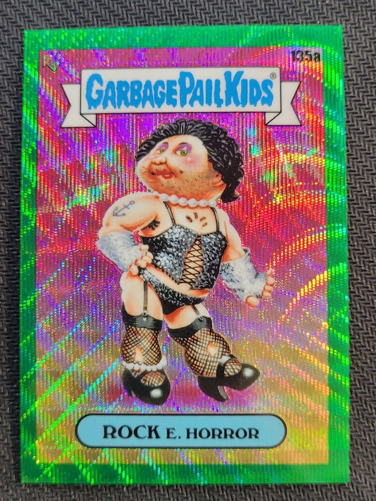 ROCK E. HORROR [Green Wave] #135a 2021 Garbage Pail Kids Chrome