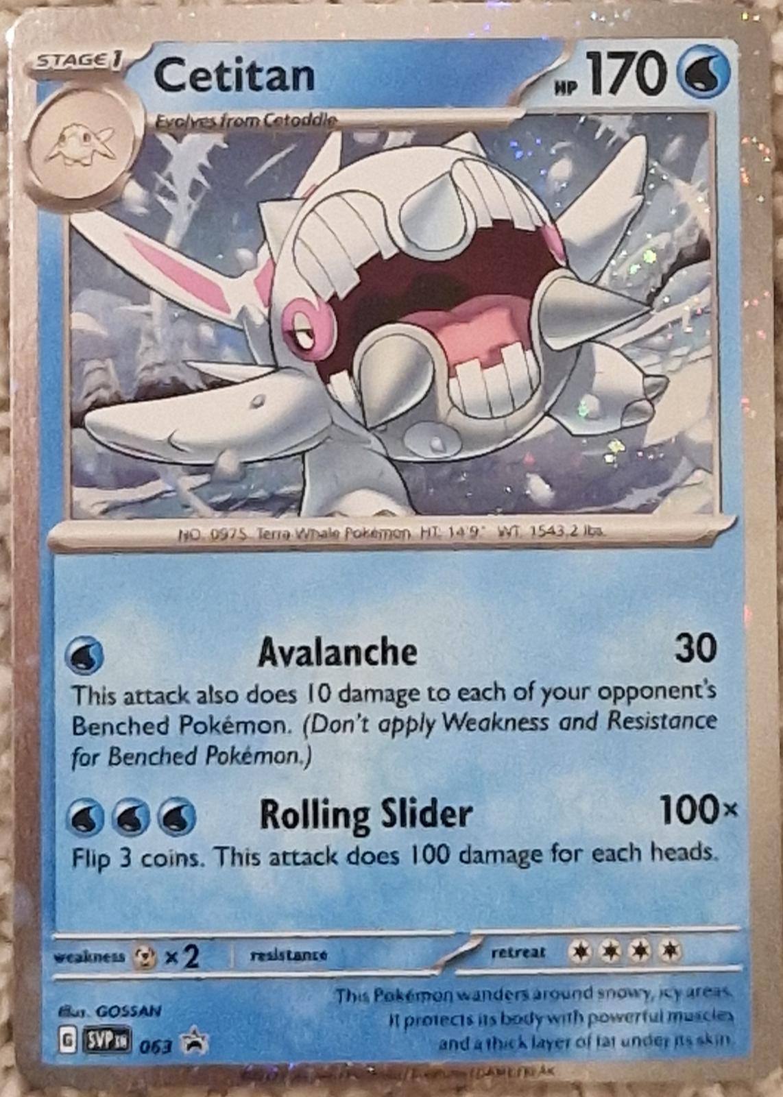 Cetitan #63 Pokemon Promo