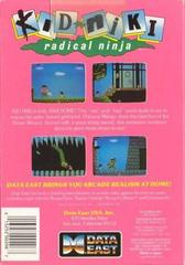 Kid Niki Radical Ninja - Back | Kid Niki Radical Ninja NES