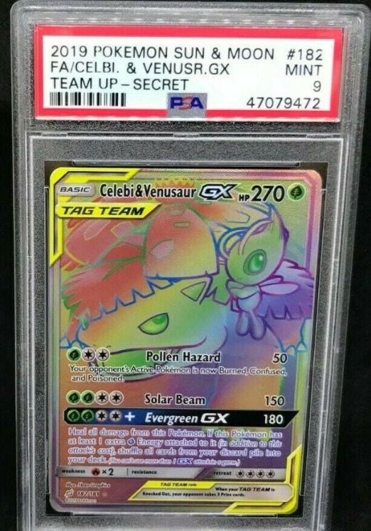 Celebi & Venusaur GX 182 Prices Pokemon Team Up Pokemon Cards