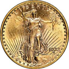 1922 Coins Saint-Gaudens Gold Double Eagle Prices