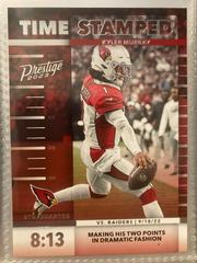 Kyler Murray #TS-5 Football Cards 2023 Panini Prestige Time Stamped Prices