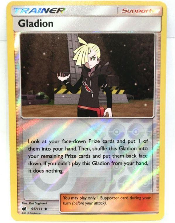 Gladion [Reverse Holo] #95 Pokemon Crimson Invasion