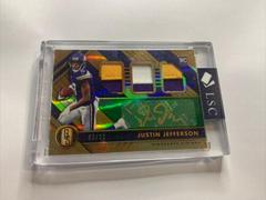 Justin Jefferson [Rookie Jersey Autograph Triple] #289 Football Cards 2020 Panini Gold Standard Prices