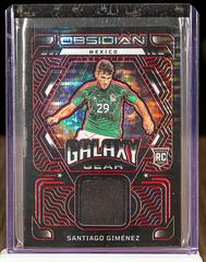 Santiago Gimenez [Red Pulsar] Soccer Cards 2022 Panini Obsidian Galaxy Gear Relics Prices