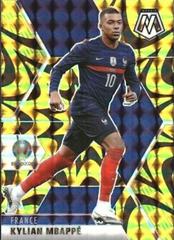 Kylian Mbappe [Reactive Gold Mosaic] #112 Soccer Cards 2021 Panini Mosaic UEFA Euro 2020 Prices