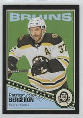 Patrice Bergeron [Retro Black Border] Hockey Cards 2019 O Pee Chee Prices