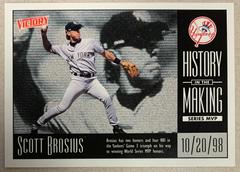 Scott Brosius #266 Baseball Cards 1999 Upper Deck Victory Prices