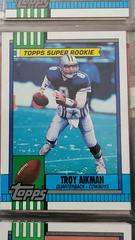 Troy Aikman Football Cards 1990 Topps Traded Prices