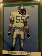 Michael Cofer Football Cards 1991 Fleer Prices
