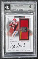 Patrick Mahomes II [Helmet, Patch Autograph] Football Cards 2017 Panini Impeccable Prices