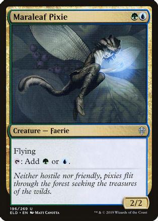 Maraleaf Pixie [Foil] Magic Throne of Eldraine