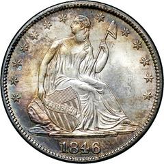 1846 [MEDIUM DATE] Coins Seated Liberty Half Dollar Prices