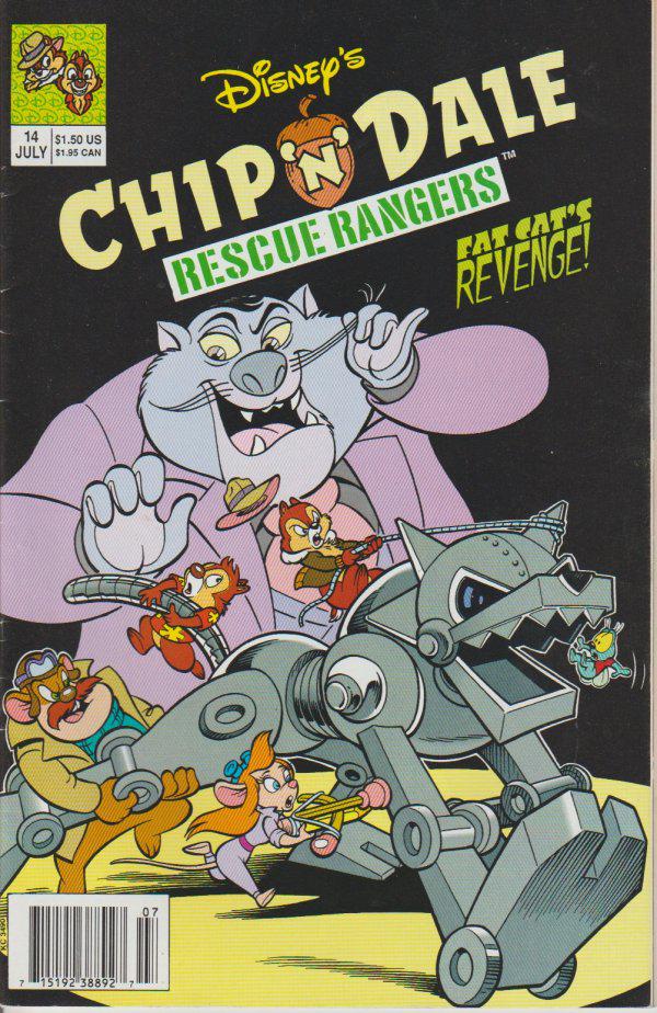 Chip 'N' Dale: Rescue Rangers [Newsstand] #14 (1991) Comic Books Chip 'N' Dale: Rescue Rangers