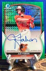 Jud Fabian [Green] #BMA-JF Baseball Cards 2023 Bowman Chrome Prospect Mega Box Autographs Prices