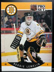 Reggie Lemelin #9 Hockey Cards 1990 Pro Set Prices