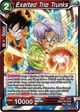 Exalted Trio Trunks BT7-011_PR Dragon Ball Super Series 7 Pre-Release Promos