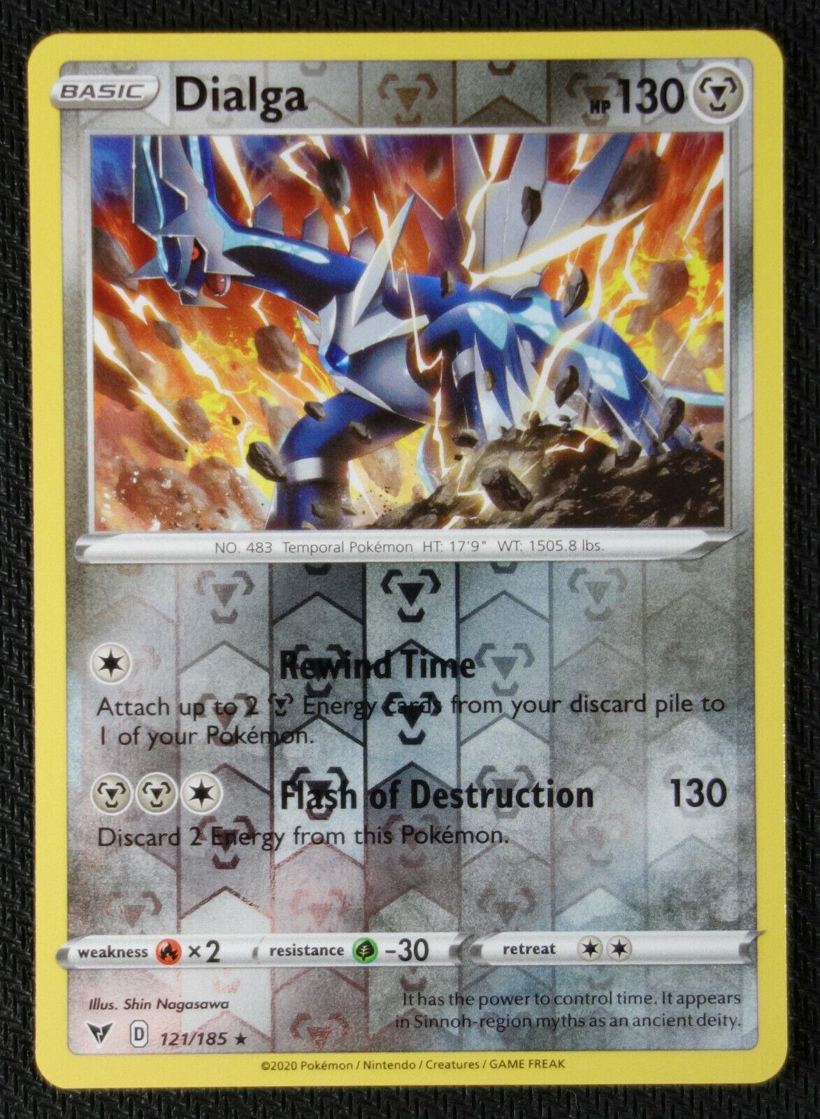 Dialga [Reverse Holo] #121 Pokemon Vivid Voltage