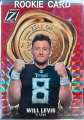 Will Levis [Red] #25 Football Cards 2023 Panini Zenith Zeal of Approval Prices