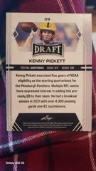 Back  | Kenny Pickett Football Cards 2022 Leaf Draft