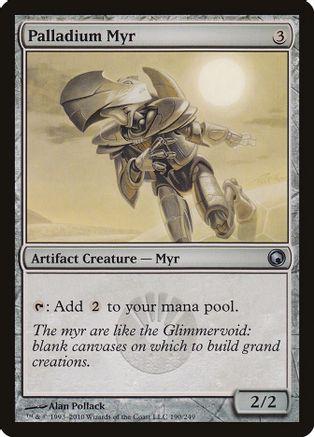 Palladium Myr Magic Scars of Mirrodin