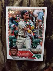 Ronald Acuna Jr. [R Variation] #H43 Baseball Cards 2023 Topps Holiday Prices