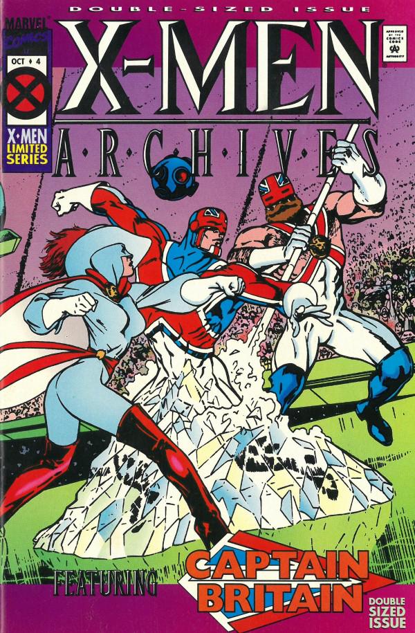 X-Men Archives Featuring Captain Britain #4 (1995) Comic Books X-Men Archives