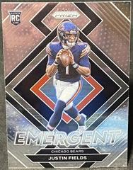 Justin Fields #E-4 Football Cards 2021 Panini Prizm Emergent Prices