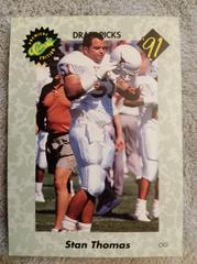 Stan Thomas Football Cards 1991 Classic Prices