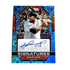 David Ortiz [Blue Shimmer] #SIG-DO Baseball Cards 2023 Panini Prizm Signatures Prices
