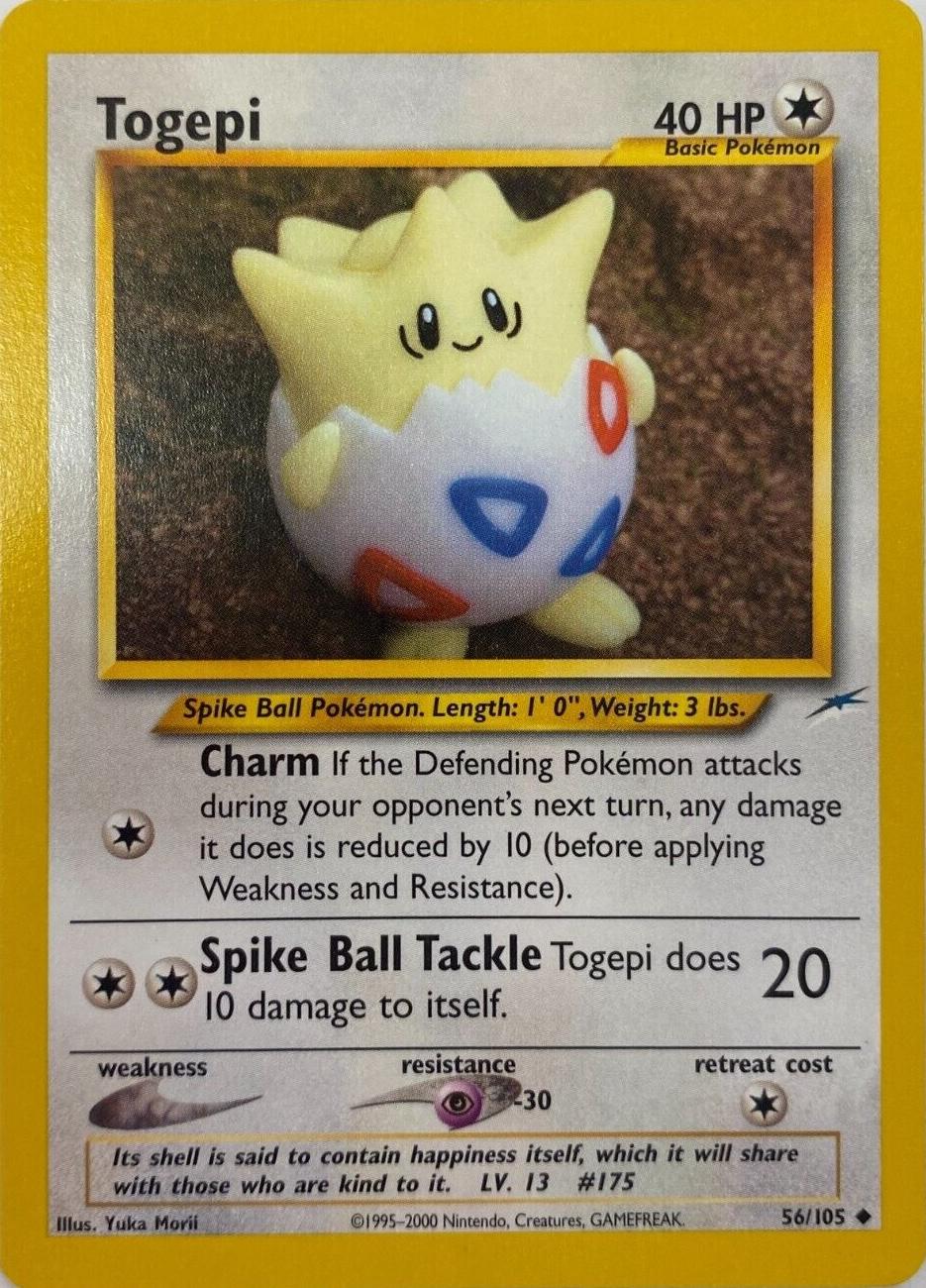 Togepi #56 Pokemon Neo Destiny