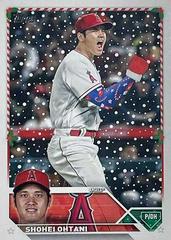 Shohei Ohtani [R Variation] #H17 Baseball Cards 2023 Topps Holiday Prices