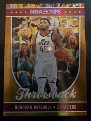 Donovan Mitchell #1 Basketball Cards 2022 Panini Hoops Throwback Prices