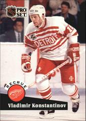 Vladimir Konstantinov [French] Hockey Cards 1991 Pro Set Prices