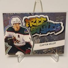 Clayton Keller #FS-17 Hockey Cards 2022 Upper Deck Freestyles Prices