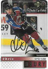 Chris Drury [Gold Script] Hockey Cards 1999 Upper Deck MVP Prices