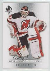 Martin Brodeur #39 Hockey Cards 2012 SP Authentic Prices