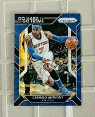 Carmelo Anthony [Blue Wave Prizm] #16 Basketball Cards 2016 Panini Prizm Go Hard or Go Home Prices