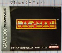 Manual  | Pac-Man [Classic NES Series] GameBoy Advance